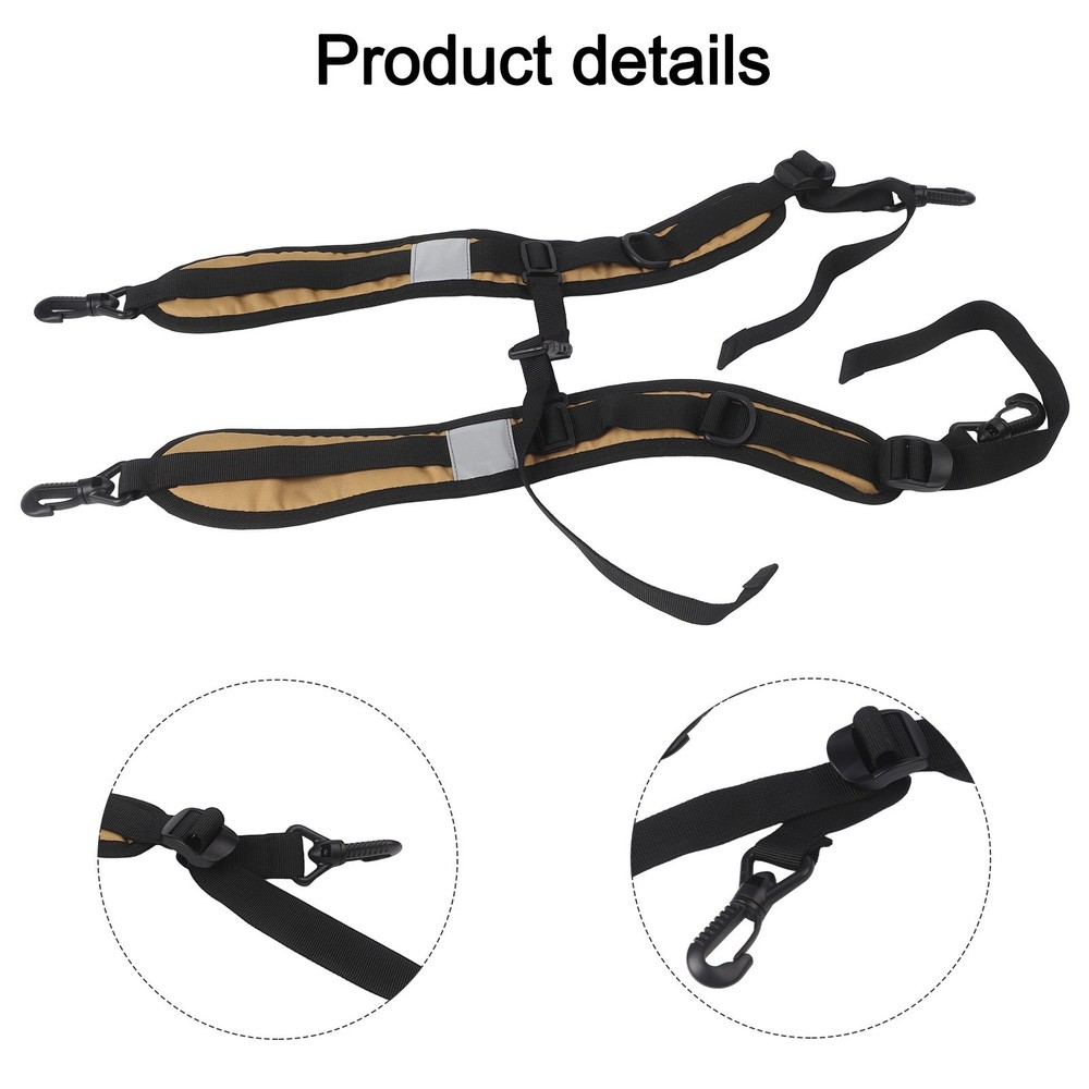 Adjustable Backpack Strap 600D Oxford Cloth Maximum Load 20kg For School Bag