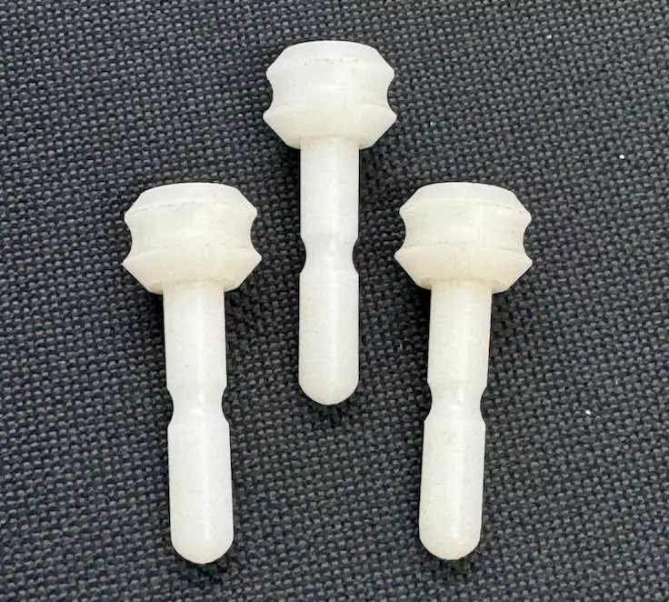 WGP Autococker Paintball Gun Back Block Bolt Pull Pin (3 Pack) DELRIN WHITE