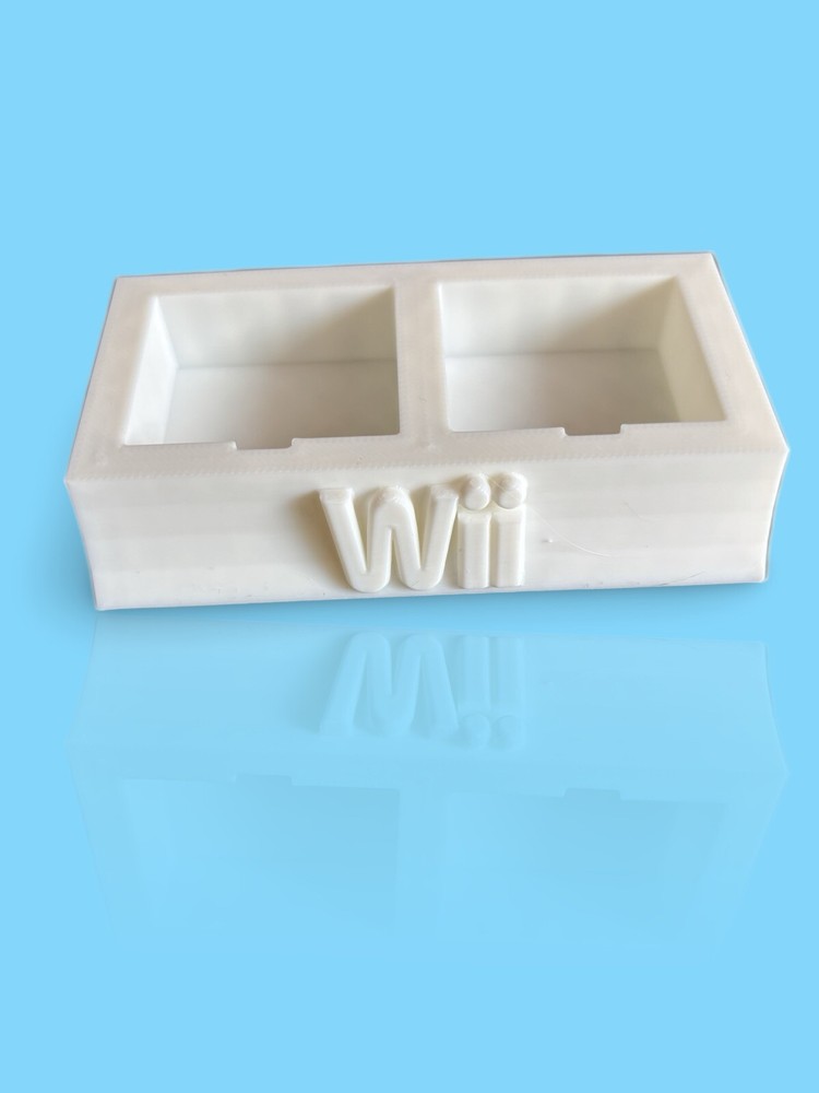 Wii Controller Stand, Holds 2 Wiimotes for Display or Storage! 3D Printed!