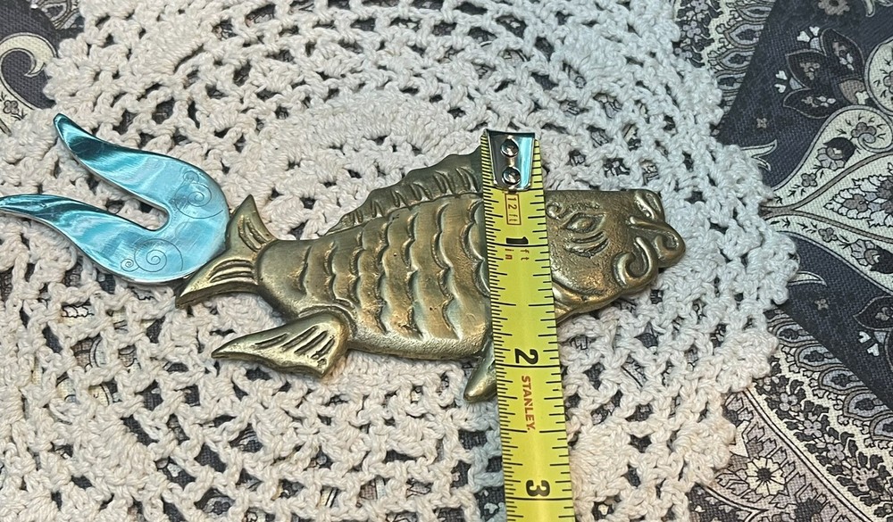Brass Fish Cheese Utensil- Cheese Cutter
