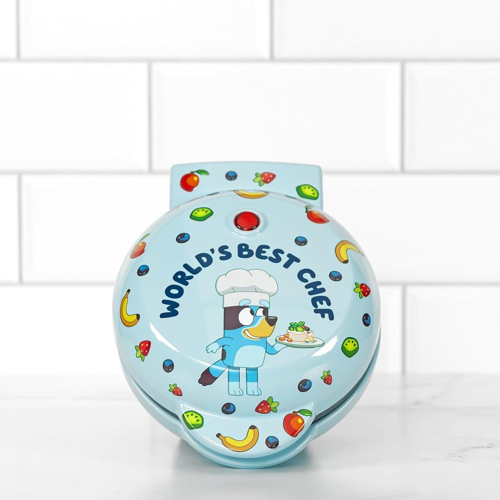 Mini Waffle Maker Fun Character Waffles Easy Clean for Breakfast
