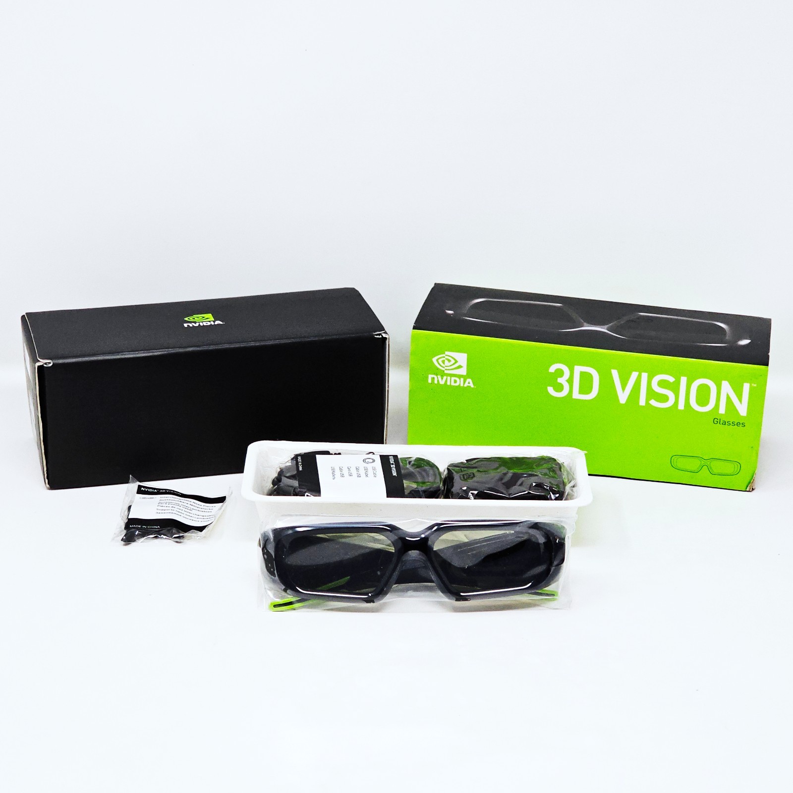 Nvidia 3D Vision Wireless Glasses (942-10701-0101-002) NEW OPEN BOX Immersive