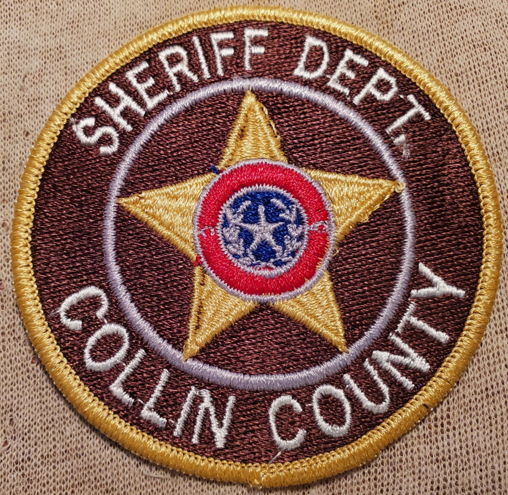 TX Collin County Texas Sheriff Shoulder Patch