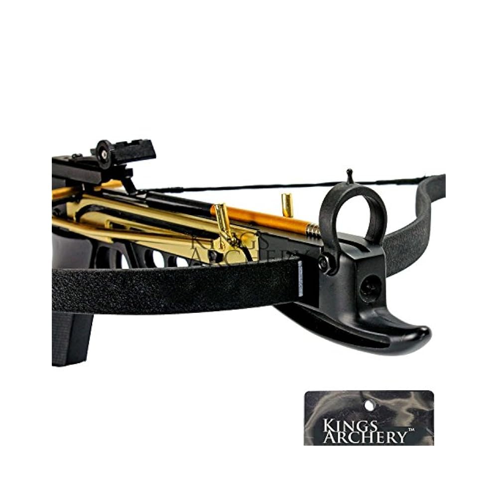 Self-Cocking Crossbow Bundle - Adjustable Sights, Spare String, 27 Arrows