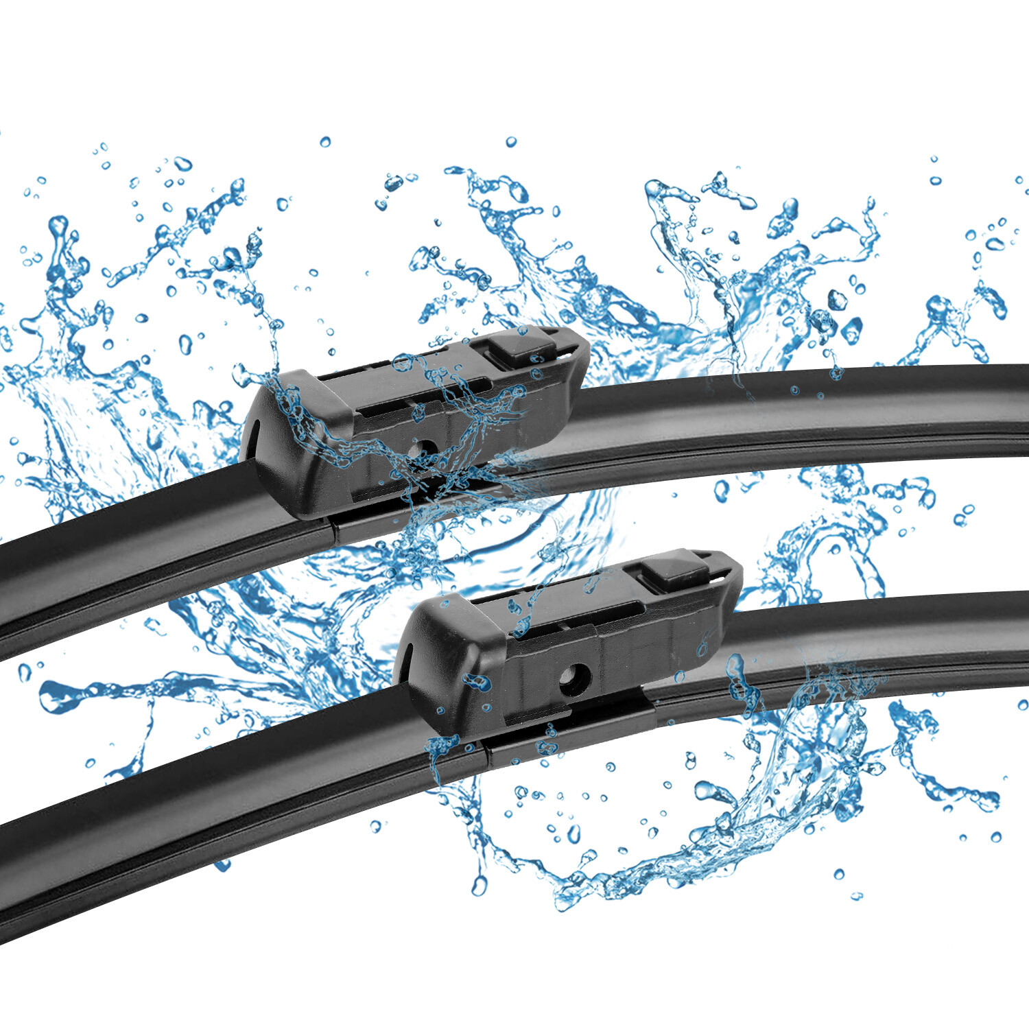 Set of 28"&21" Bracketless Windshield Wiper Blades For Ford Transit-150-250-350