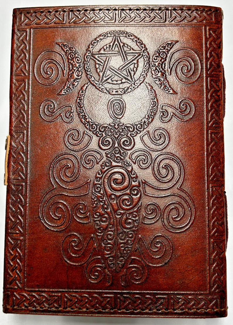 Handcrafted Genuine Leather Bound Journal Tree of Life Matt Paper 110 Page