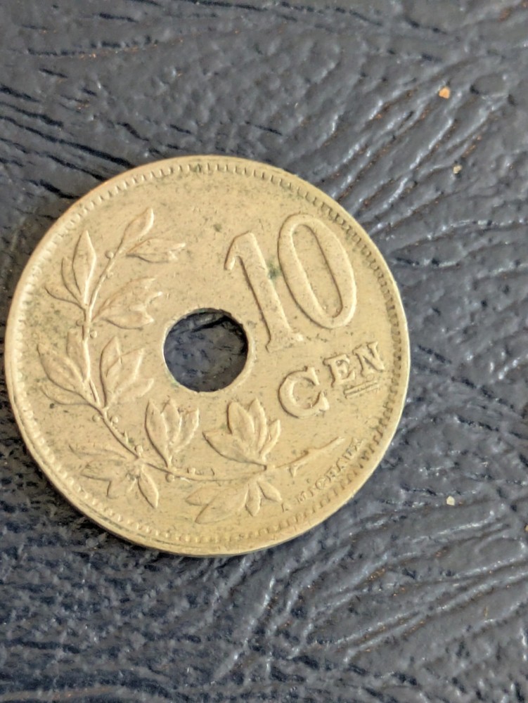 1925 Belgium 5 Centimes Circulated