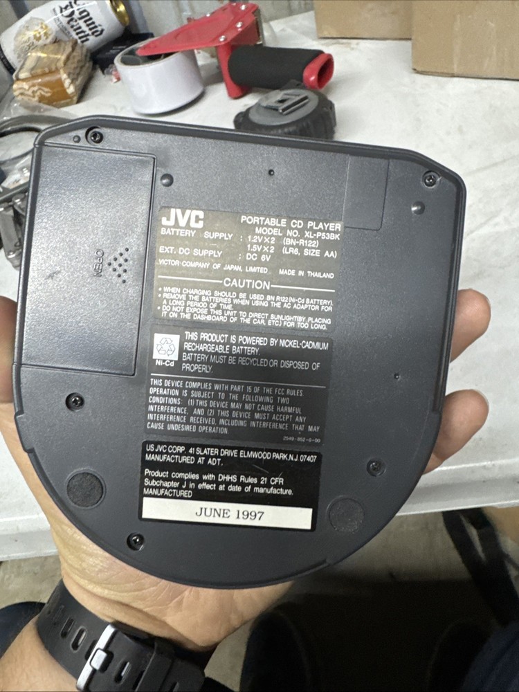 JVC Portable CD Player XL-P53