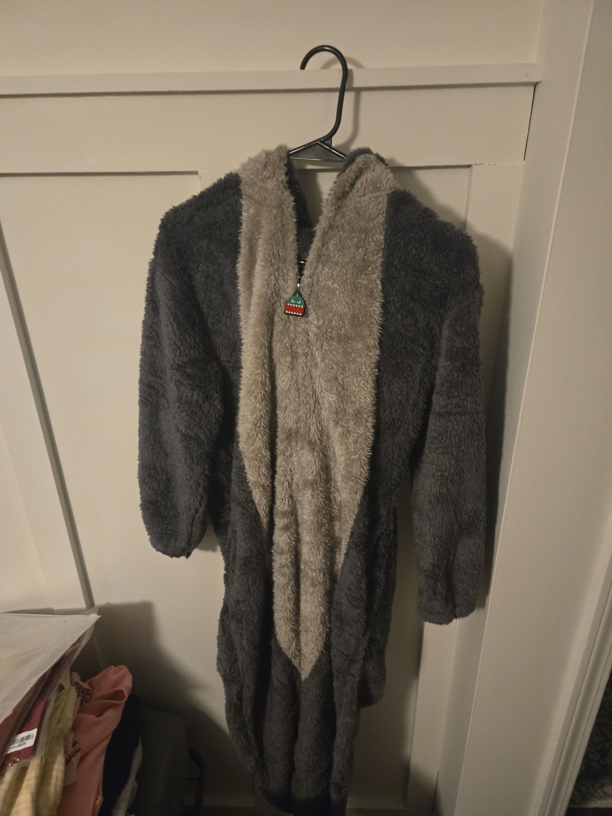 Cozy Plush Raccoon One-Piece Costume Size S Used Condition