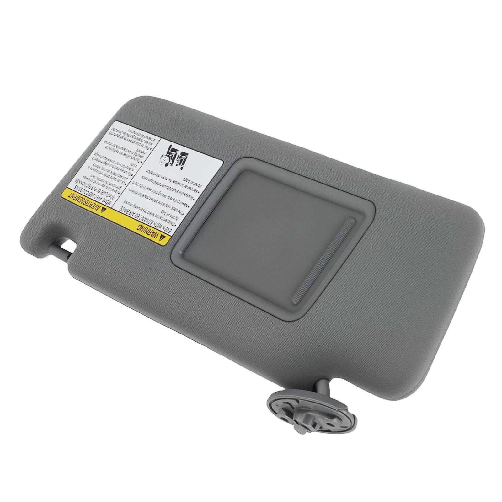 Pair Gray Sun visor w/ Light for Toyota Tacoma 2005-2015 LH RH 7432004210B0