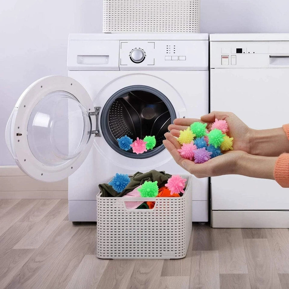 10*Magic Balls Anti–Knot Washing Laundry Solid Balls for Washing Machine