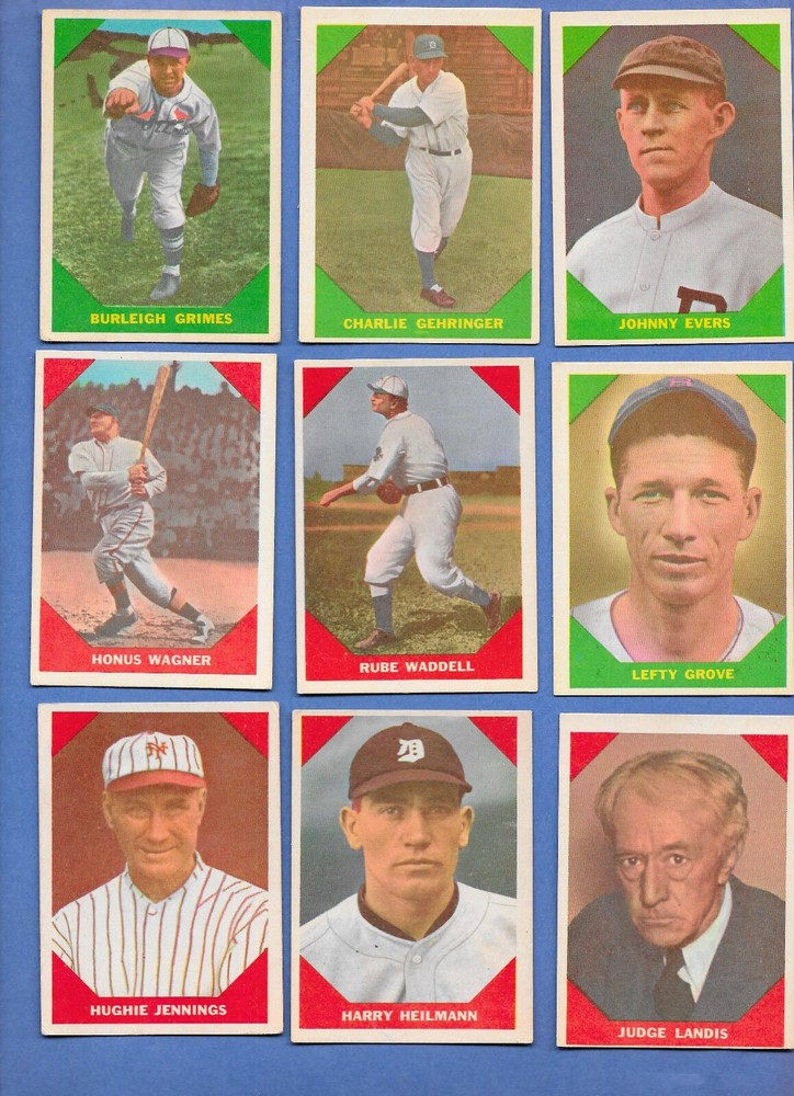 only $5.99 ea!! -1960 1961 fleer greats + 1963 baseball cards - pick from menu!!