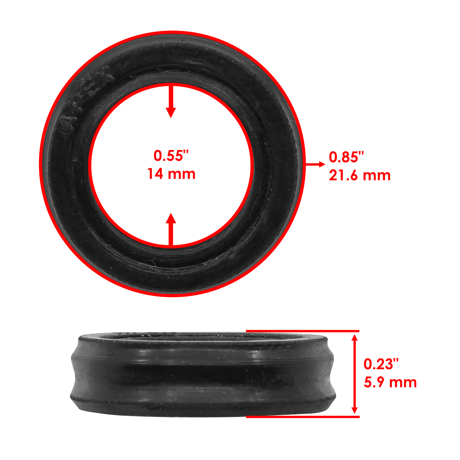Front Upper & Lower A-Arm Bushing Kit For Honda Sportrax 300 TRX300EX 93-04 L/R