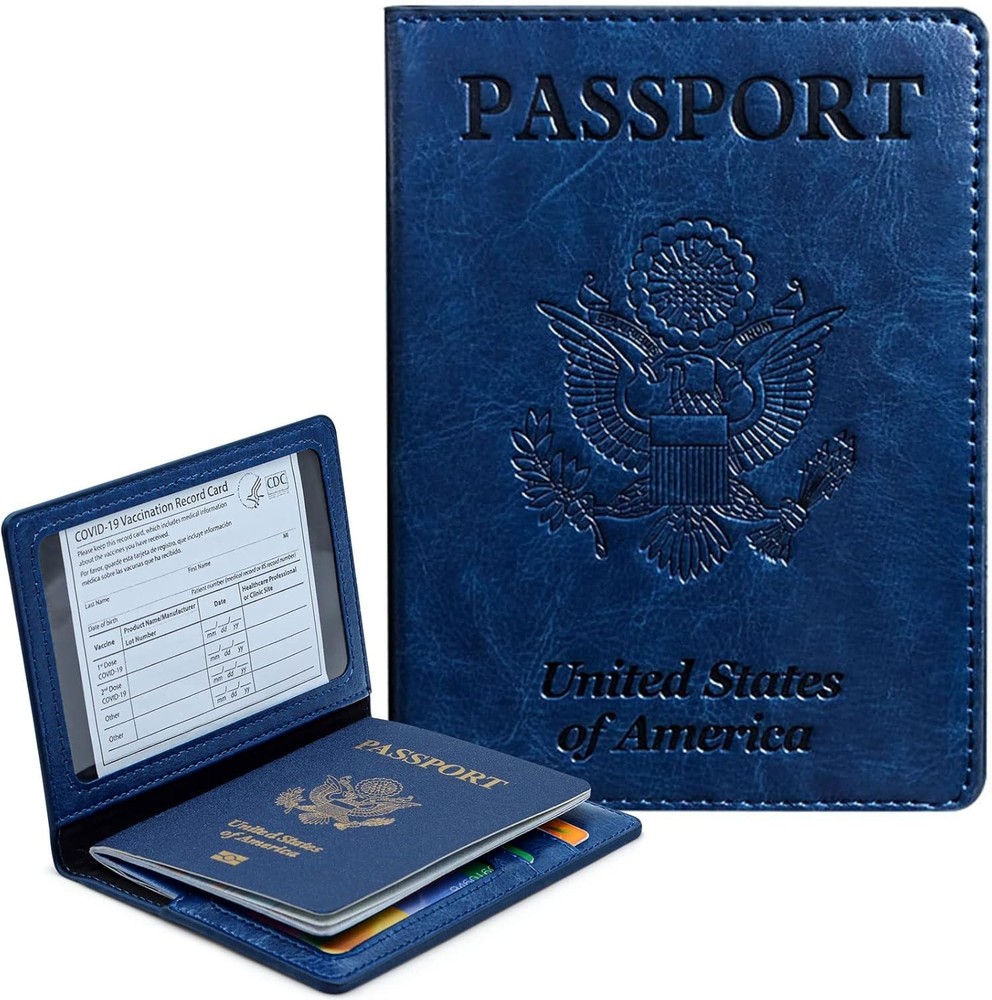 Funda para pasaporte con bloqueo RFID