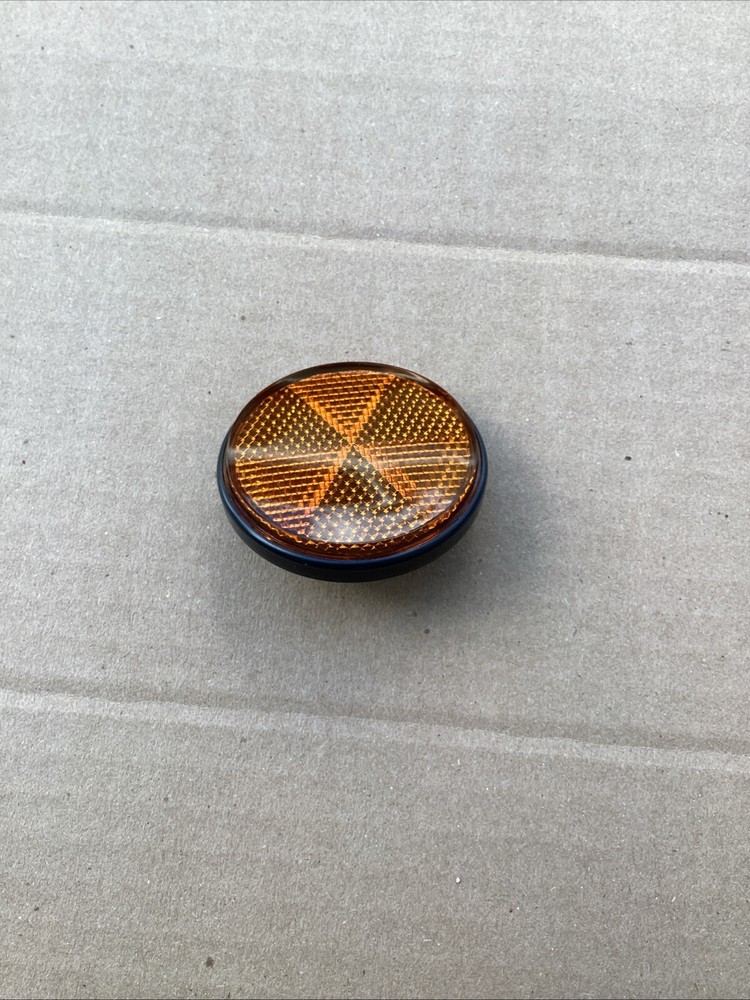 Reflector - Amber - 60mm.