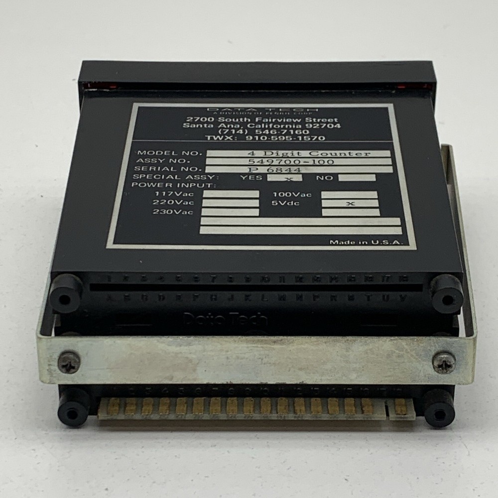 DataTech 549700-100 4-Digit Display Counter Module