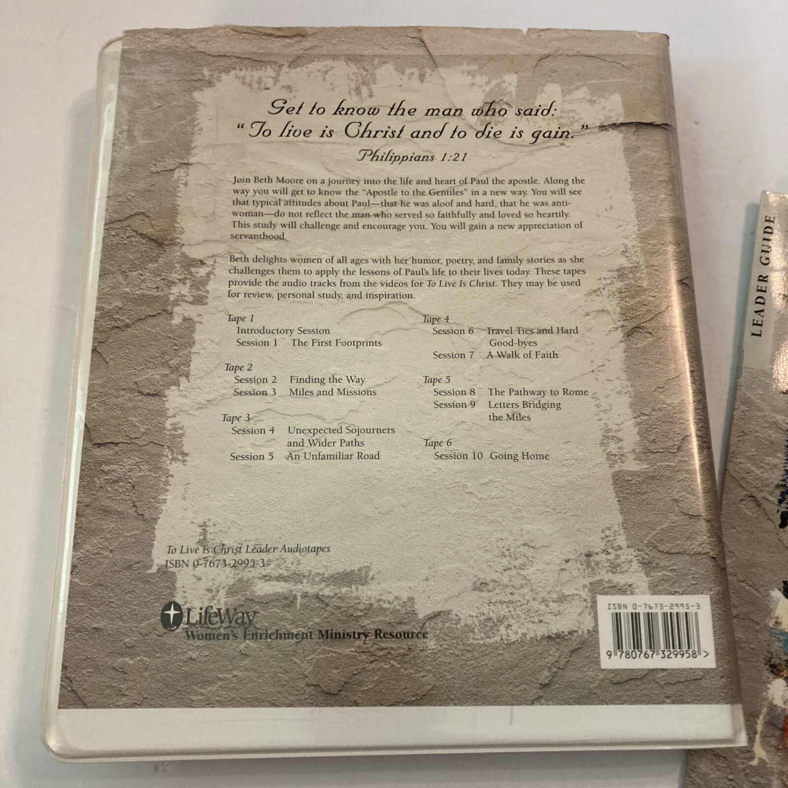 Beth Moore To Live Is Christ: The Life & Ministry of Paul Cassette Leader Kit