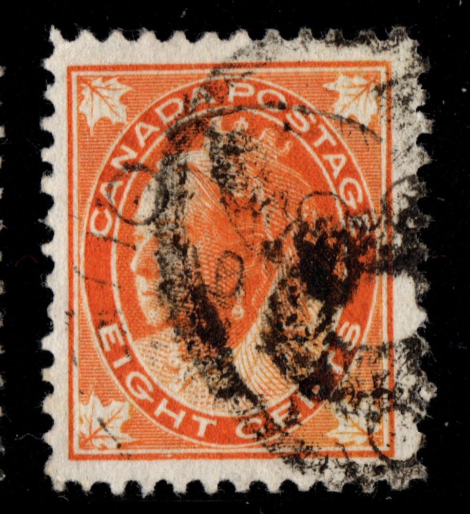 #72 Leaf 8c  Canada used well centered