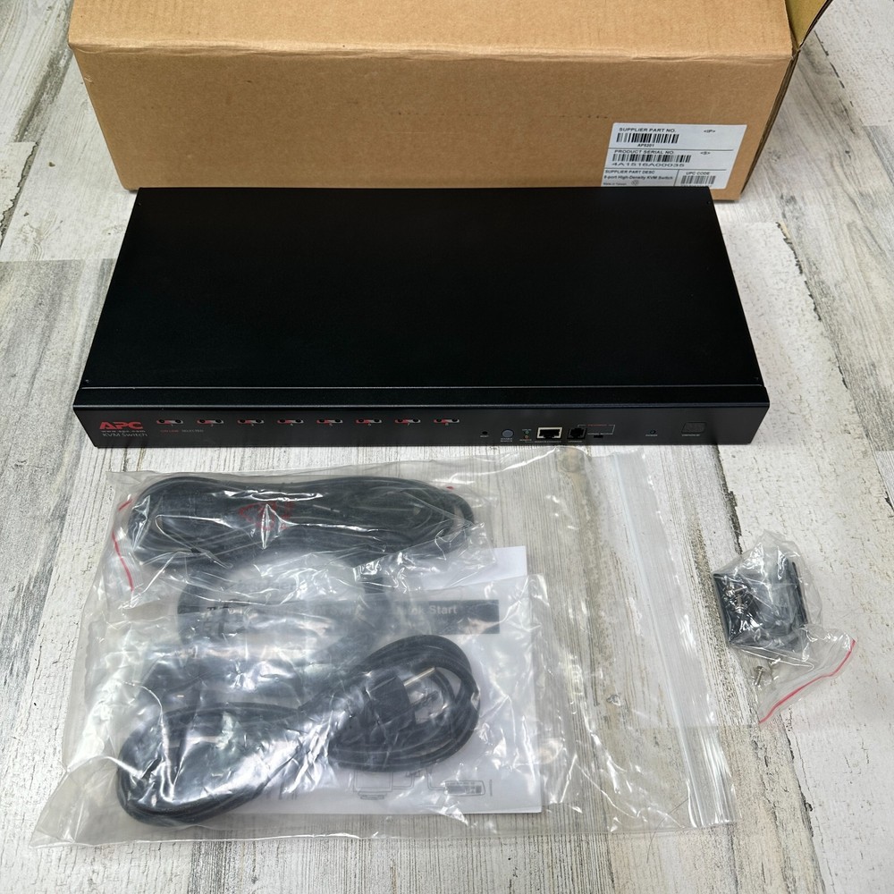 APC  (AP5201) 8-Ports External KVM switch PS/2 stackable