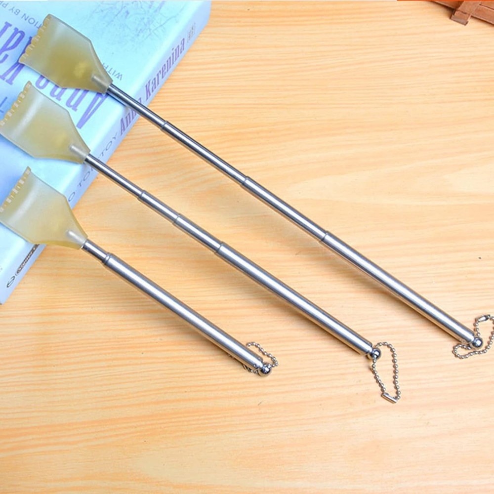 Small Extendable Back Scratcher,Claw Shape Back Scraper Back Massage Stainles...