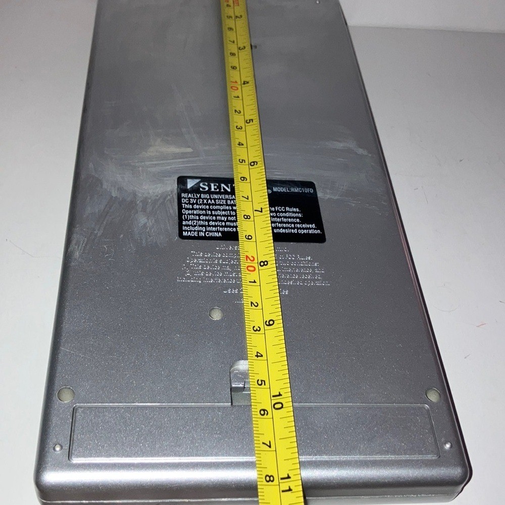 Sentry Really Big Universal Remote 5"x11"