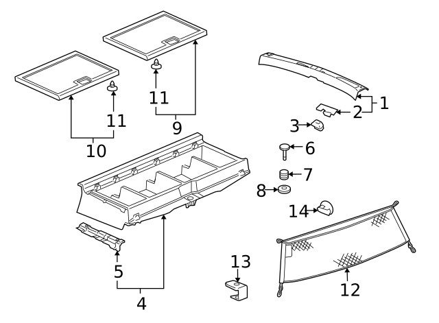 Genuine GM Tray 15821702