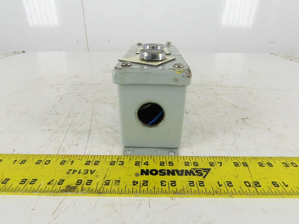 Hoffman E3BPGXM 7" x 2-1/2" x 3-1/2" Push Button Electrical Enclosure