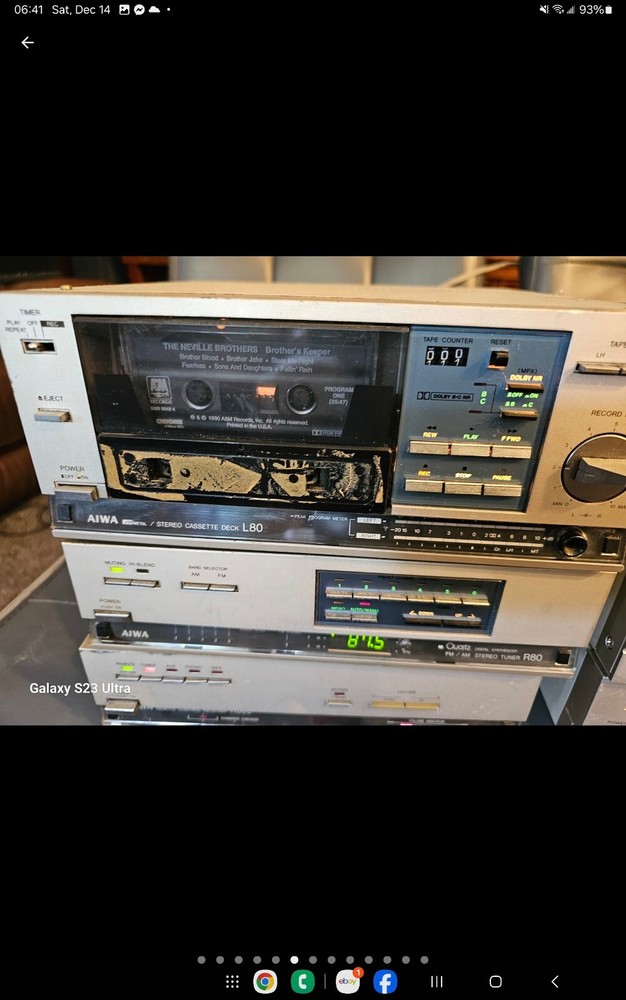 Aiwa Vintage Mini Stereo System