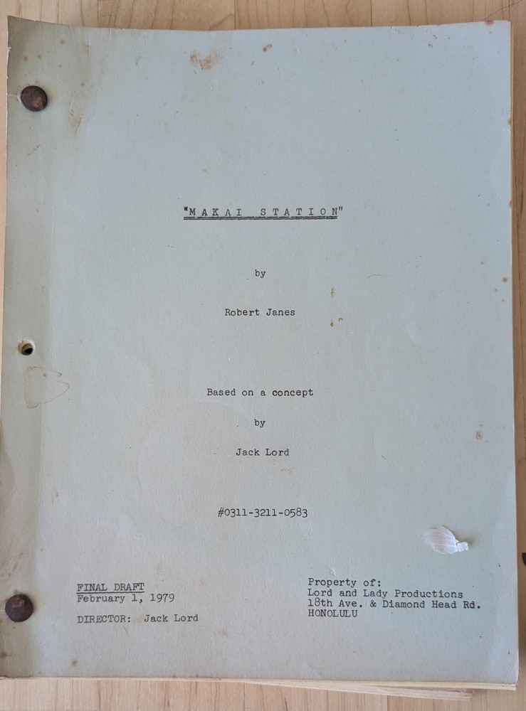 Makai Station  original script by Jack Lord