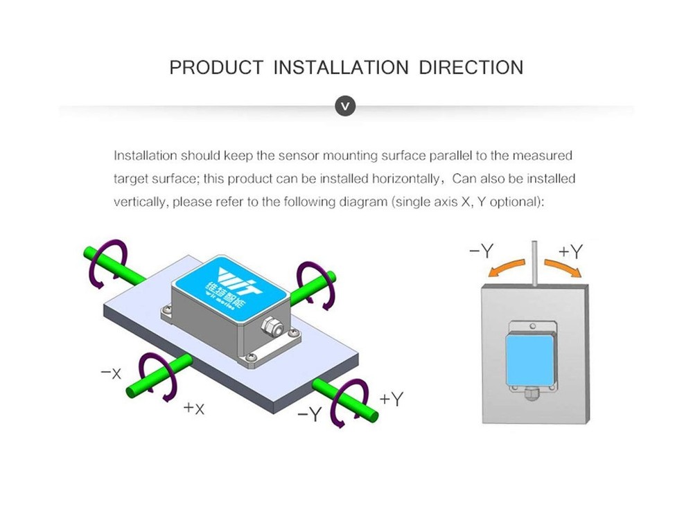 【SINRT-232 Relay-Output-Type Tilt Switch】 High-Precision Dual-axis