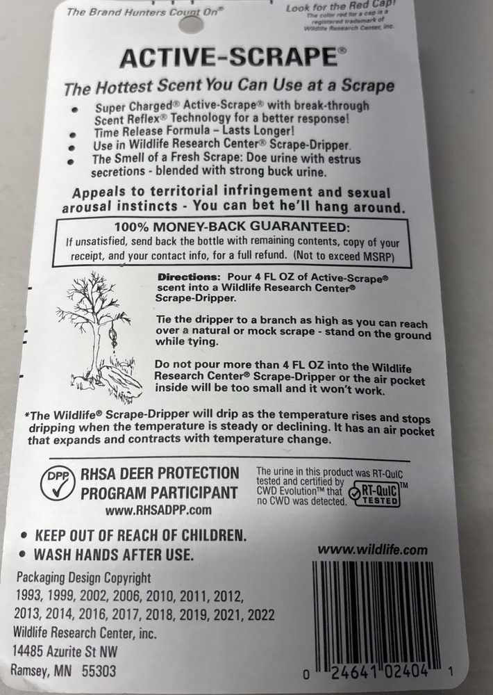 Wildlife Research Active Scrape - 4oz. - 240-4