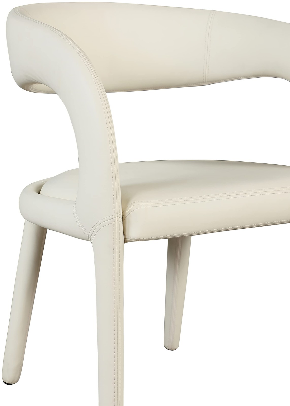 Meridian Furniture 987Cream-C Sylvester Collection Modern | Contemporary Vegan-m