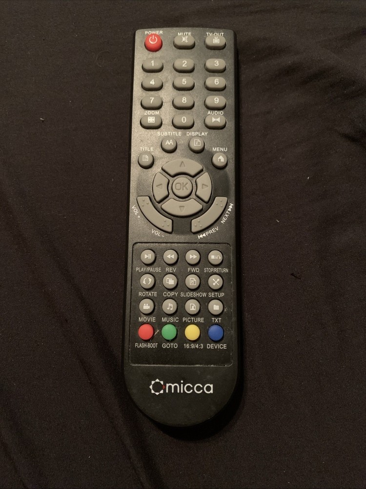 Micca Mplay HD Digital Media Player Remote Replacement Ships Fast