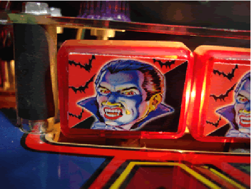 Monster Bash Pinball Machine - PDI Target Decal Set