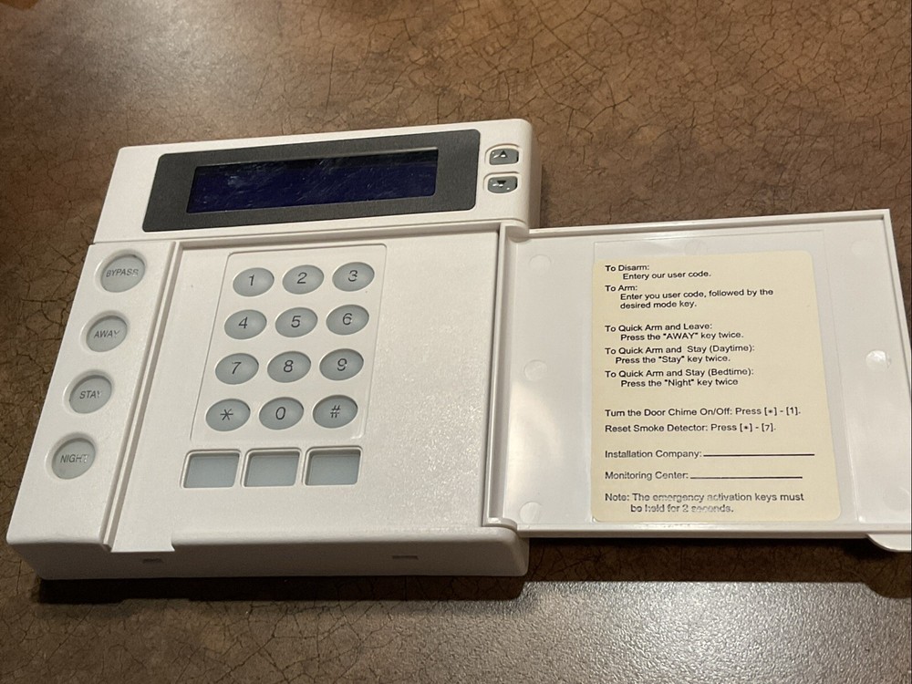 GE / Caddx NX-124E Security Control Keypad