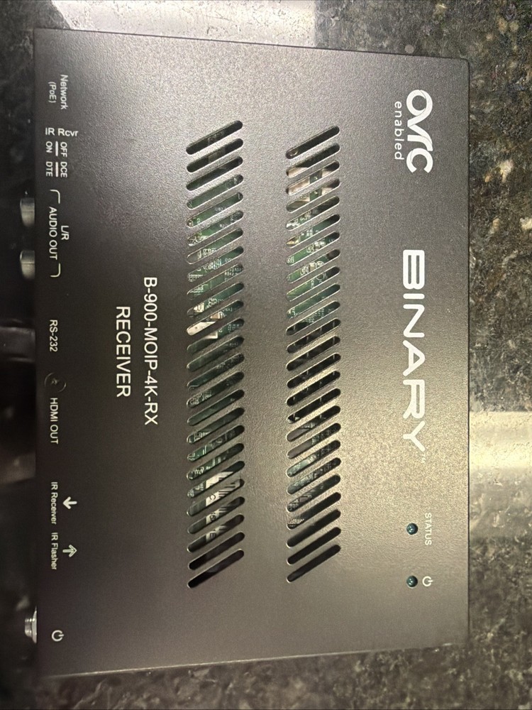 Binary MoIP B-900-MOIP-4K-RX Receiver 900 Series 4K Ultra HD