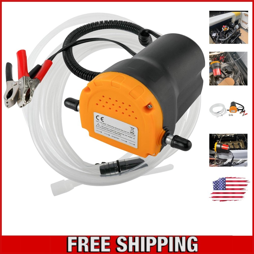 Universal Fit 60W Electric Oil Transfer Pump - Efficient Fluid Change Solution