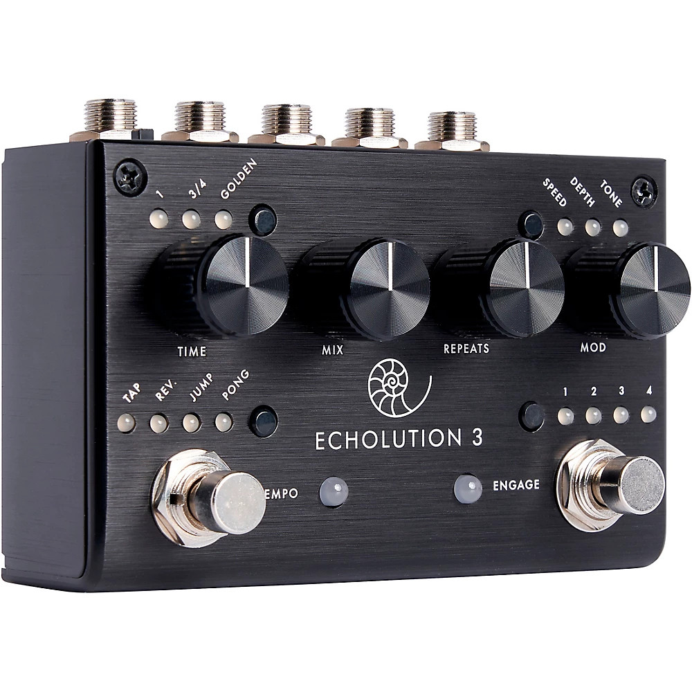 Pigtronix Echolution 3 Delay Effects Pedal Black LN