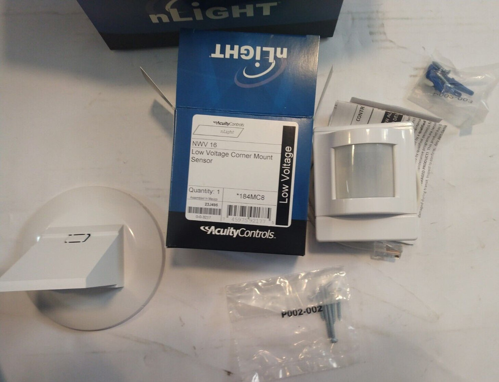 ACUITY CONTROLS NWV-16 LOW VOLTAGE CORNER MOUNT SENSOR KIT