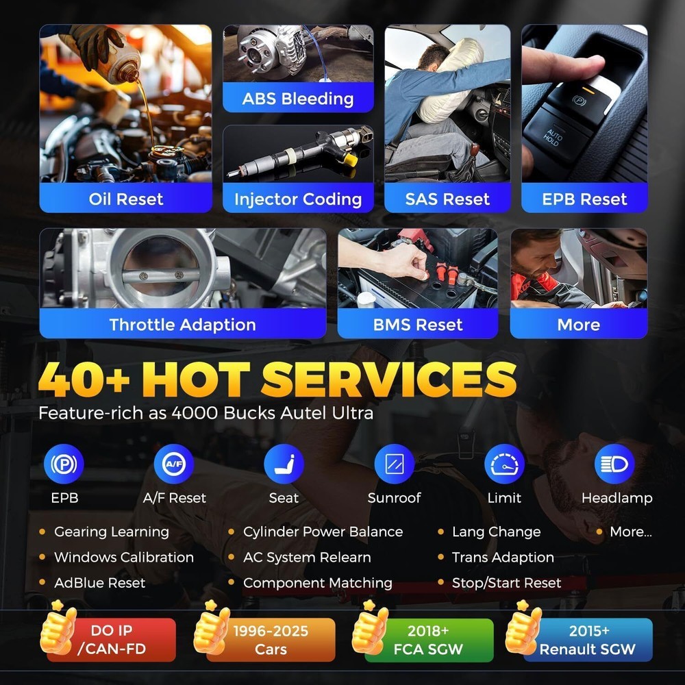 Autel MaxiIM IM608S II Full Kit Key FOB Programmer Scanner ECU Coding 40+ Reset