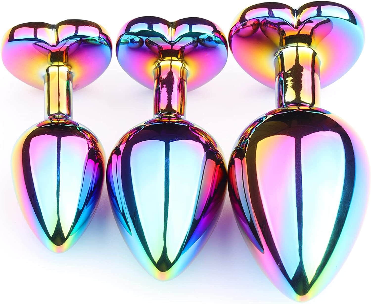 Anal Butt Plug Heart Stainless Jewel Butt Plug Sex Toy For Women Men Couple Gift