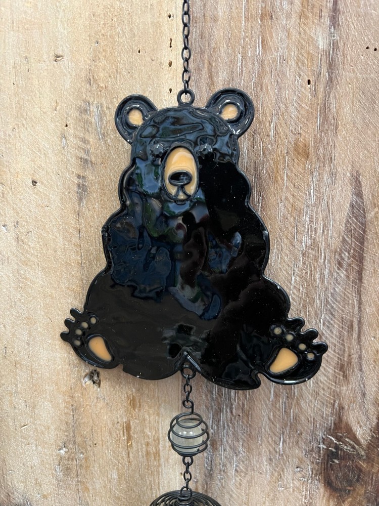 Bear Metal Windchime 31" x 5"