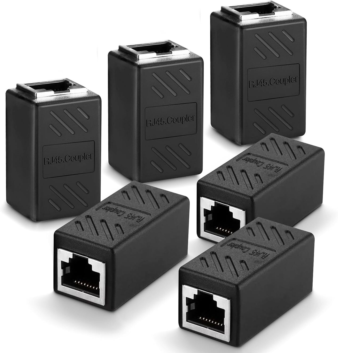 10 PACK RJ45 Inline Coupler Cat6/Cat5e Ethernet Network Cable