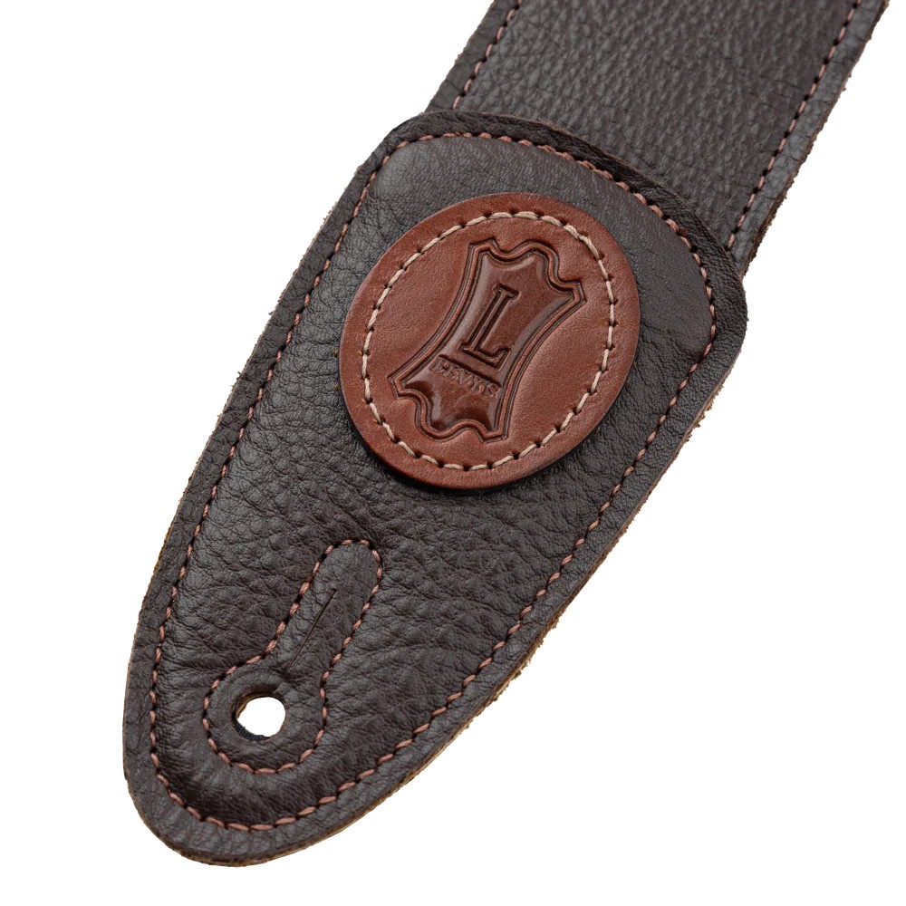 Levy's MSS7G Garment Leather 2" Guitar Strap, Brown