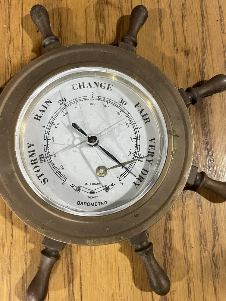 Nautical Wall Decor, Barometer, Quartz, Thermo, Hydro, Read Description