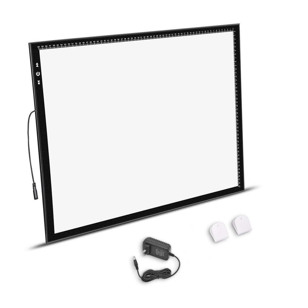 HSK A2 Artist tracing Light Box Copy Table12V2A Adapter Power Dimmerable 5000