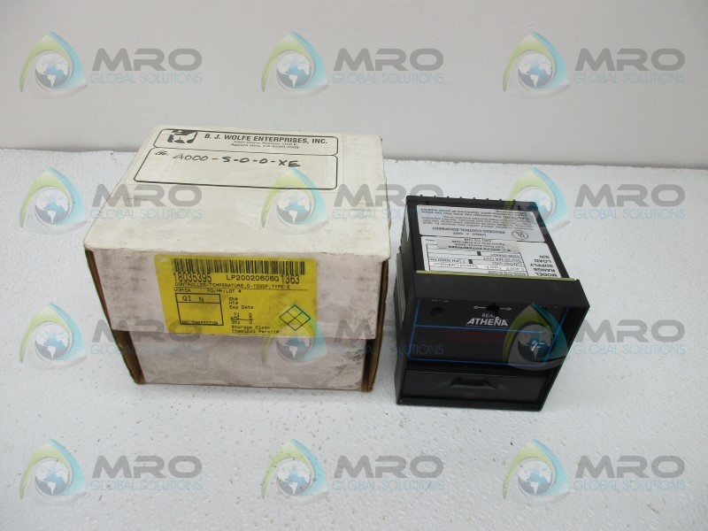 BJ WOLFE 4000-S-0-0-G09 TEMPERATURE CONTROLLER NSMP