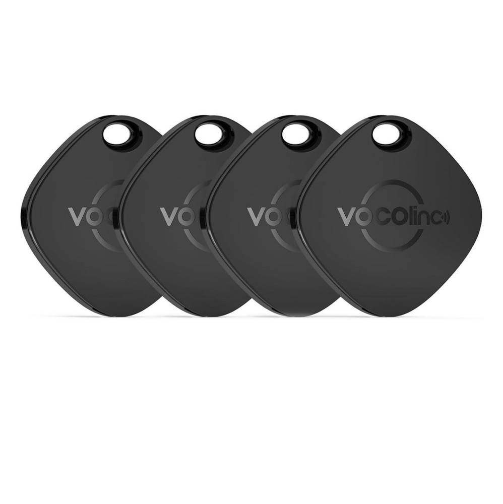 VOCOlinc (4 Pack) IOS Bluetooth Finder/tracker - Black - New
