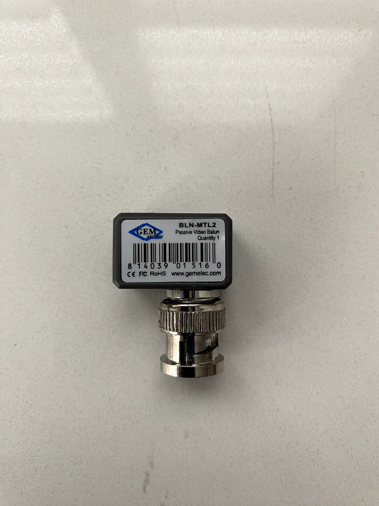 GEM ELECTRONICS | BLN-MTL2 CCTV Video Balun