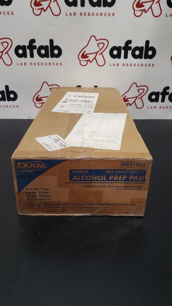 Dukal #852 Sterile Alcohol Prep Pads (Case)